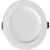 Faro da incasso 8W Foro Ø90 - 100mm Bianco da 680lm Rotondo Colore Bianco Caldo 3.000K