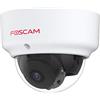 Foscam D2EP Telecamera IP PoE Esterno HD 2MP Infrarossi 20 mt Antivandalico IK10 Rilevamento umano intelligente, compatibile con Amazon Alexa