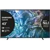 Samsung Q60D TV QLED 4K 43'' QE43Q60DAUXZT Smart TV Wi-Fi Titan Gray 2024, Quantum Processor Lite 4K, 4K Upscaling, AirSlim Design, OTS Lite