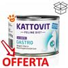 Kattovit Cat Gastro Anatra - Lattina Da 185 Gr - CONFEZIONE RISPARMIO