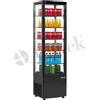 Vetrina Frigo Bibite Positivo Ventilato 4 Lati Vetro - Ak290ebn - Tn 270 Litri - Temp. 0 °c/+12 °c - Dim. Cm L52xp48,5xh189