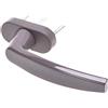 Aqbau Maniglia per finestra in PVC, marrone