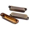 Alnicov Coperture per pickup da 82 mm, in plastica, chiuse, per chitarra elettrica, confezione da 3 (bronzo)