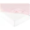 Rosa Prima Infanzia Lenzuolo con Angoli per Letto Bambino 65 x 128 cm - Rosa