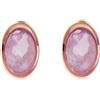 Bronzallure ORECCHINI A LOBO CON PIETRA OVALE DONNA BRONZALLURE