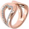 Bronzallure Anello CUORE CON ZIRCONI M12 Donna Bronzallure