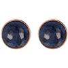 Bronzallure Orecchini A BOTTONE DEMIN BLU Donna Bronzallure