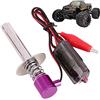 CHICIRIS Accenditore, accenditore Portatile per Candele RC, accenditore per avviamento elettronico Adatto per Uomini 6V -24V HSP Alimentato per Auto Redcat(Viola)