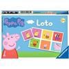 Ravensburger - Gioco educativo - Loto - Peppa Pig - Un primo gioco educativo che unisce osservazione, associazione e memoria - A partire dai 3 anni - 24081