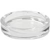 PIATTO PER CANDELA TRASPARENTE 80mmx 1pz cod 160335