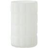 PORTACANDELE VETRO SATIN. BIANCO x6pz COD.168255 DUNI 75X120 mm lavabili mano
