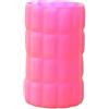 PORTACANDELE VETRO SATIN. FUCSIA x6pz COD.168256 DUNI 75X120 mm lavabili mano