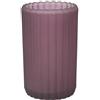 PORTACANDELE VETRO SATIN. PRUGNA x6pz COD.165676 DUNI 75X125 mm lavabili mano