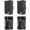 FBT JMAXX 114A COPPIA Monitor ATTIVI 14" 1800W + COPPIA COVER ProMaxx V64