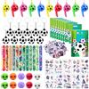 112 Pezzi Festa Compleanno Calcio Regalo Bambini Kit Regalini Fine Festa con