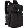 HUNTVP Zaino Militare 30L, Zaino Uomo Sportivo Tattico 30 Litri, Miltec per Viaggio Trekking Ciclismo All'aperto Campeggio Escursionismo Escursionismo,Typ-2 Nero