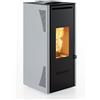 Invicta Stufa a pellet canalizzata TALO 11 PLUS 11.6 kW grigia
