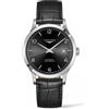Longines Orologio Record L2.821.4.56.2 COSC Nero 40mm Uomo Longines Record