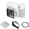 NiSi JetMag Pro filtro UV NC Paraluce Magnetico Metallo e Tappo per Fujifilm Serie X100 Silver