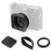 NiSi JetMag Pro filtro UV NC Paraluce Magnetico Metallo e Tappo per Fujifilm Serie X100 Black