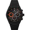 Pierre Lannier - Cronografo Copilote - Quartz movimento dell'orologio - Spessore della cassa: 9.6 mm - Larghezza della cassa: 42.5 mm - Acciaio inossidabile - Noir - 5 ATM