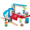 Fisher-Price - Wonder Makers Ufficio Postale con Binari e Costruzioni Giocattolo per Bambini 3+ Anni, GFJ14