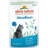 Almo Nature Sterilised Cibo Umido per Gatti - Merluzzo - 10x70 gr