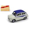 BRUMM BM0645-02 FIAT ABARTH 750 1956 GRIGIO CHIARO/TETTO A CONTRASTO FREGI BLU 1