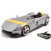 BBURAGO BU16013 FERRARI MONZA SP1 2018 GREY 1:18 Modellino