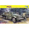 Dragon D6362 M 21 MORTAR MOTOR CARRIAGE KIT 1:35 Modellino