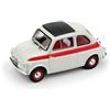 Brumm BM0604 FIAT 500 1959 TETTO APRIBILE SPORT 2a SERIE CHIUSA BIANCO/ROSSO 1:4