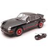Welly WE18044BK PORSCHE 911 CARRERA RS 1973 BLACK/RED 1:18 Modellino