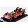LOOKSMART LSLM182 FERRARI 499P N.50 WINN.LE MANS 2024 FUOCO-MOLINA-NIELSEN 1:43