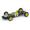 Brumm BM0331BCH LOTUS 25 T.TAYLOR 1963 N.2 RET.BELGIO GP + PILOTA 1:43 Modellino