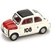 Brumm BM0479 FIAT 595 ABARTH N.108 WINNER COPPA GALLLEGA 1965 LEONARDO DURST 1:4