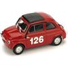 Brumm BM0480 FIAT 595 ABARTH N.126 1st PREMIO CAMPAGNANO VALLELUNGA 1965 R.PINTO