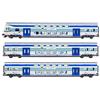 LIMA HL5050 FS TRENITALIA 1 LOCOMOTIVA + 2 CARROZZE INTERMEDIE 1:87 Modellino