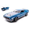SUNSTAR SS3628 FORD MUSTANG BOSS 351 GRABBER 1971 BLUE/WHITE 1:18 Modellino