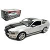 GREENLIGHT GREEN13673 SHELBY GT500 2011 INGOT SILVER WITH BLACK STRIPES 1:18 Mod