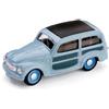 Brumm BM0029-02 FIAT 500 C BELVEDERE CHIUSA 1951 AZZURRO CENERE 1:43 Modellino