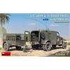 MINIART MIN35418 US ARMY K-51 RADIO TRUCK W/K-52 TRAILER INTERIOR KIT 1:35 Model