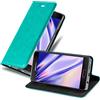 Cadorabo Custodia Libro per Samsung Galaxy A5 2016 in TURCHESE PETROLIO - con Vani di Carte, Funzione Stand e Chiusura Magnetica - Portafoglio Cover Case Wallet Book Etui Protezione