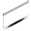 Innova pannello estetico orizzontale rasomuro RAL 9003 SLI400-907x723x30 ,