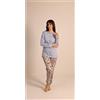 Gary Pigiama donna serafino invernale interlock Gary 5091