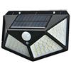 TEMPO DI SALDI Faro Esterno Crepuscolare Ad Energia Solare 100 Led Con Sensore Di Movimento