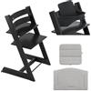 Stokke Kit Tripp Trapp con Cuscino Eco e Baby Set 2 - Black - Antracite Eco