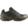 Salomon Speedcross 6 GTX Black / Peat / Deep Lichen Green da Uomo