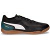 PUMA Truco III Scarpa Da Calcetto In Ecopelle Nero Bianco Verde - Uomo - Nero Bianco Verde