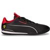 PUMA Ferrari Neo Cat 3.0 Sneaker In Ecopelle Nero Rosso - Uomo - Nero Rosso