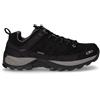 CMP CALZATURE Rigel Low Scarpa Da Trekking In Pelle E Tessuto Nero Grigio - Uomo - Nero Grigio